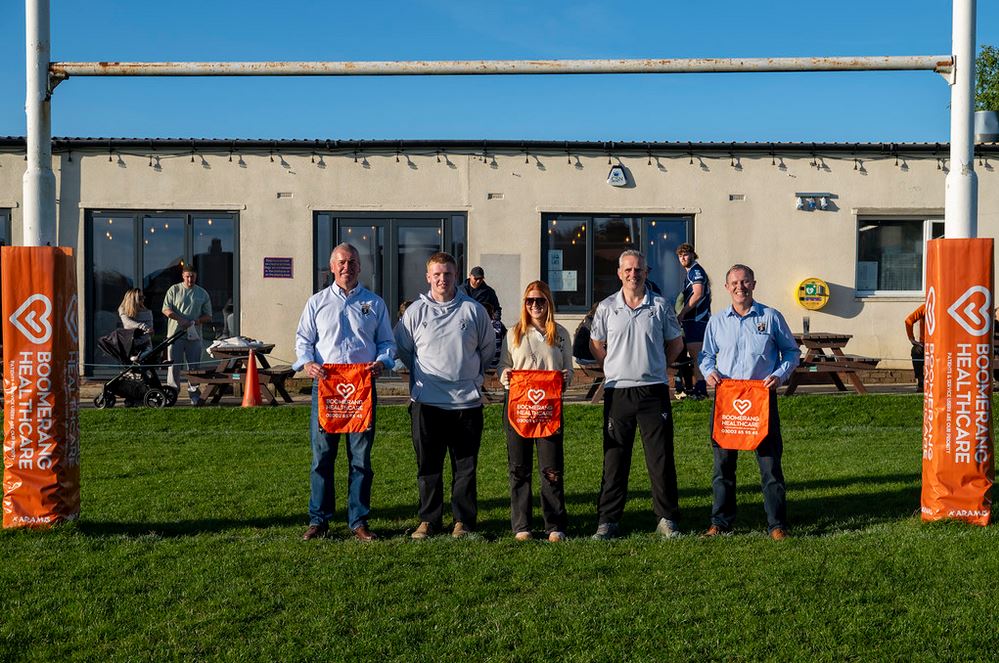 ateshead Rugby Football Club | Boomerang Healthcare | Investing in the Community