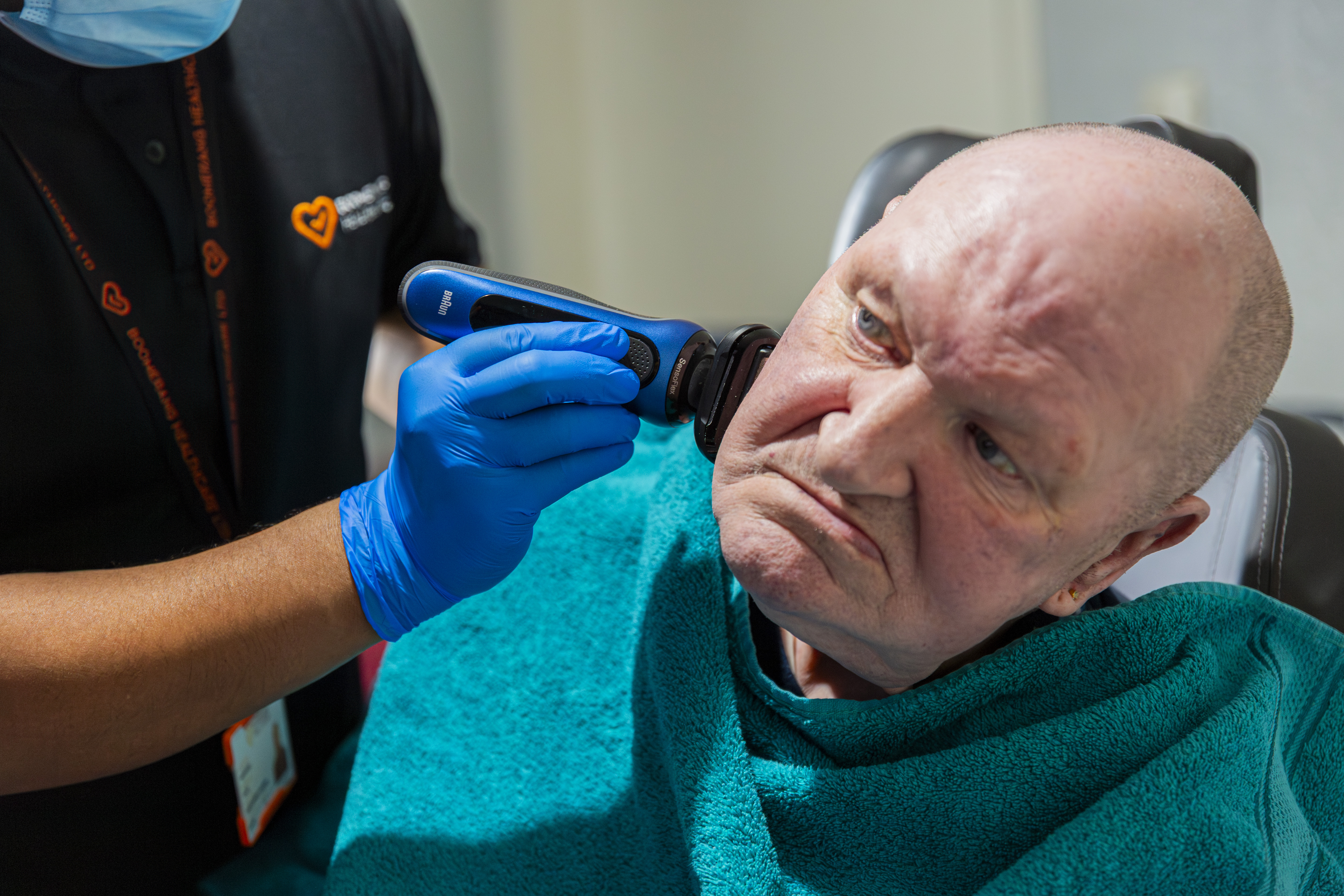 Boomerang Healthcare | our Services | care services | home care Gateshead | Domiciliary Care | Care at Home | Shaving | Domestic Help